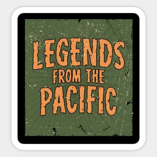 Legends from the Pacific Logo Sticker